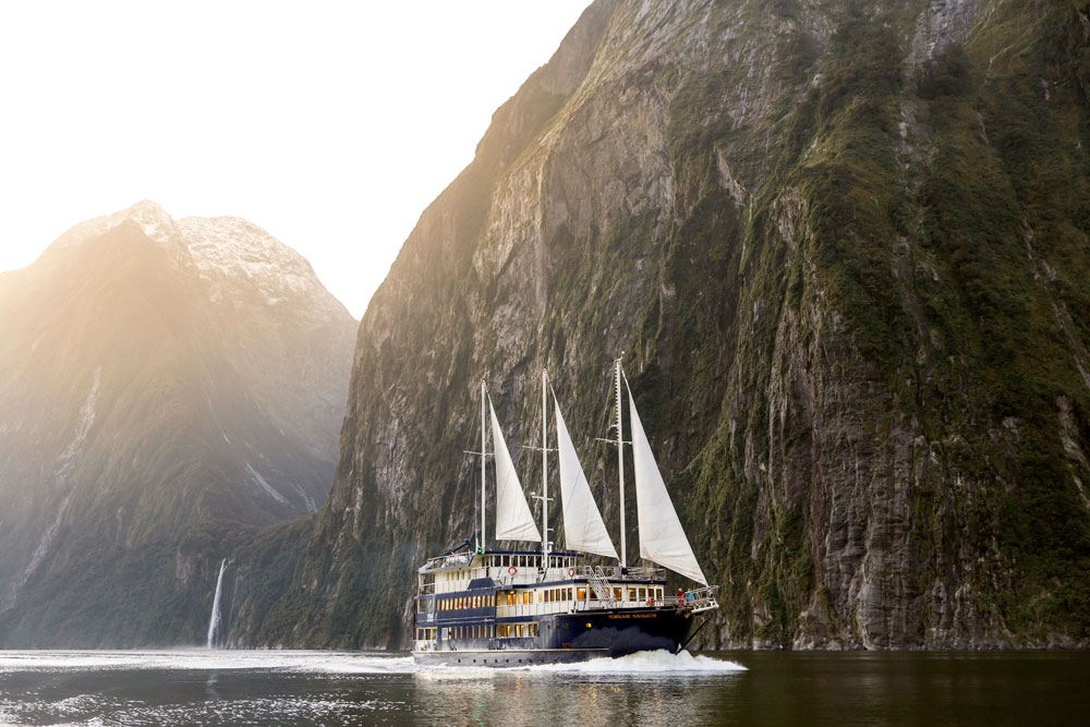 Milford Sound waterfalls