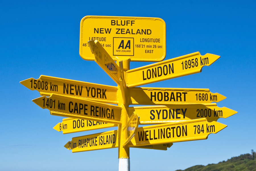 Christchurch → Queenstown → Milford Sound and Te Anau → Invercargill → Dunedin → Christchurch